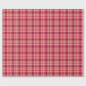 Red Pset Tartan Cadeaupapier (Vlak)