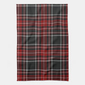 Red Pset Tartan Towel Theedoek (Verticaal)