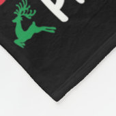 Red Pset Ugly Dit is mijn kunstleraar kerstPa Fleece Deken (Hoek)