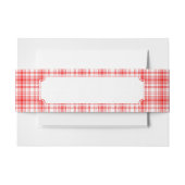 Red Pset Uitnodigingen Wikkel (Voorkant Voorbeeld)