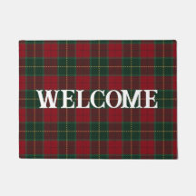 Red Pset Welcome Doormat