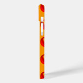 Red Puffy Heart Holes Case-Mate iPhone Case (Achterkant / Links)