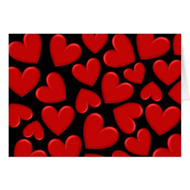 Red Puffy Hearts (Voorkant Horizontaal)