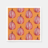 Red Pumpkin Art Papierservetten Servet (Voorkant)