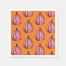 Red Pumpkin Art Papierservetten Servet