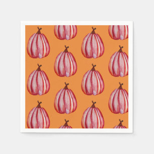 Red Pumpkin Art Papierservetten Servet