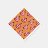 Red Pumpkin Art Papierservetten Servet (Hoek)