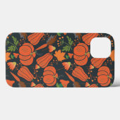 Red pumpkin seamless pattern and carrots Case-Mate iPhone case (Achterkant (horizontaal))
