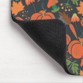 Red pumpkin seamless pattern and carrots muismat (Hoek)