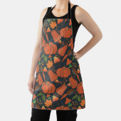 Red pumpkin seamless pattern and carrots schort (Insitu)
