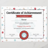 Red Puppy Program Pet Obedience School Pre Puppy (Voorkant)