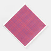 Red Purple Plaid Pattern Servet (Hoek)