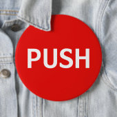 Red PUSH Button (kolossale Button) (In situ)