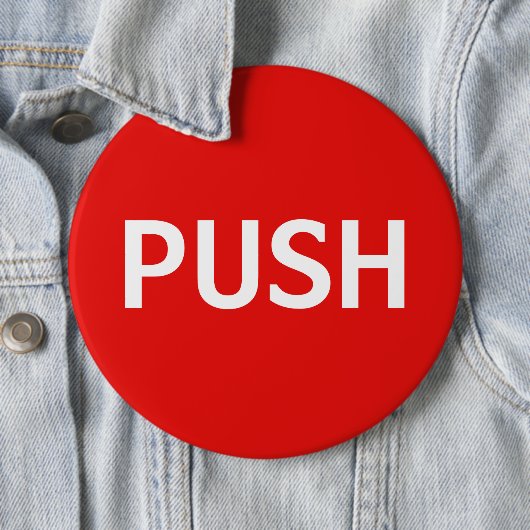 Red PUSH Button (kolossale Button) (In situ)