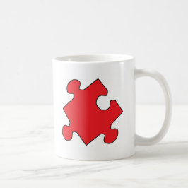 RED PUZZZLE PIECE KOFFIEMOK