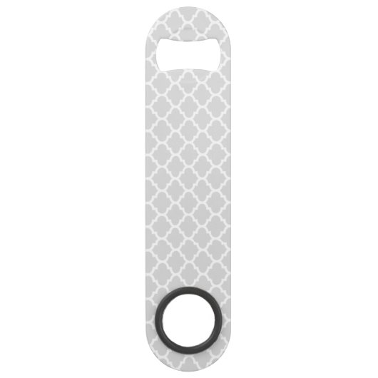 Red Quatrefoil Persoonlijke balk Speed Flessenopener (Achterkant)