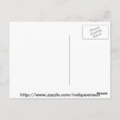 Red Queen Corbie Briefkaart (Achterkant)