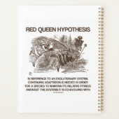 Red Queen Hypothesis Alice Red Queen Wonderland Planner (Achterkant)