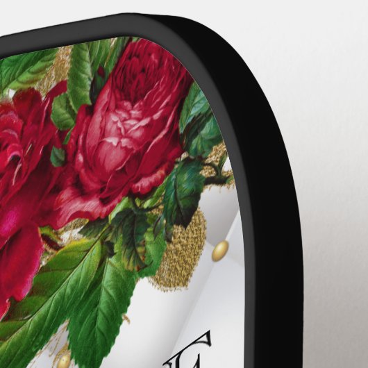 Red Queen of Hearts Alice in Wonderland Pickleball Paddle (Links Detail)