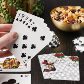 Red Queen of Hearts Alice in Wonderland Pokerkaarten (Insitu)