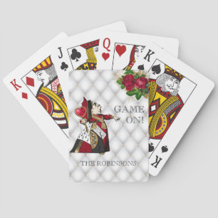 Red Queen of Hearts Alice in Wonderland Pokerkaarten
