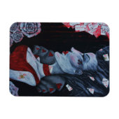 Red Queen of Hearts Alice Wonderland Fantasy Art Magneet (Horizontaal)