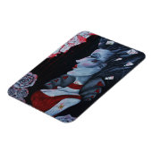 Red Queen of Hearts Alice Wonderland Fantasy Art Magneet (Linkerzijde)