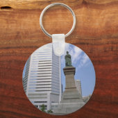 Red Queen Victoria standbeeld, Montreal, Quebec fl Sleutelhanger (Voorkant)