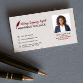 RED QUILL PEN Professional Photo Notional Services Visitekaartje
