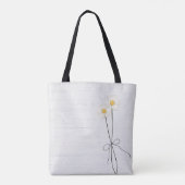 Red Quote en Daisy Tote Bag (Achterkant)