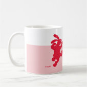 Red Rabbit Aanmoediging Mok (Links)