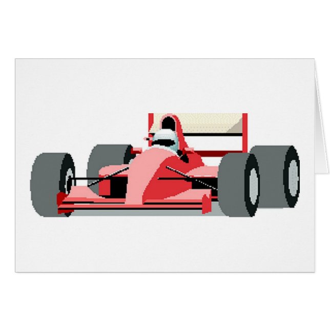 Red Race Car (Voorkant Horizontaal)