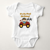 Red Race Car 1st Birthday Tshirts en Gifts (Voorkant)