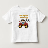 Red Race Car 6th Birthday T-shirts en geschenken (Voorkant)
