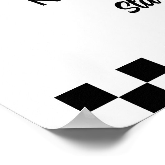 Red  Race Car Boy 2e Verjaardag Welkom Poster (Hoek)