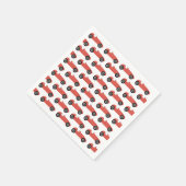 Red Race Car Boy Racing Two Fast Birthday Party Servet (Hoek)