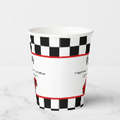 Red Race Car | Kinderen van Birthday Papieren Bekers (Rechts)