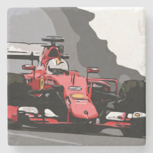 RED RACE CAR - NOOIT LIFT STENEN ONDERZETTER