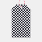 Red Race Car Racing Birthday Party Dank u wel Cadeaulabel (Achterkant)