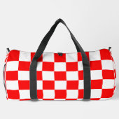 Red Raced Checkered Flag Display Plunjezak (Achterkant)