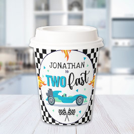 Red Racer Birthday Party for Toddler Boy Papieren Bekers