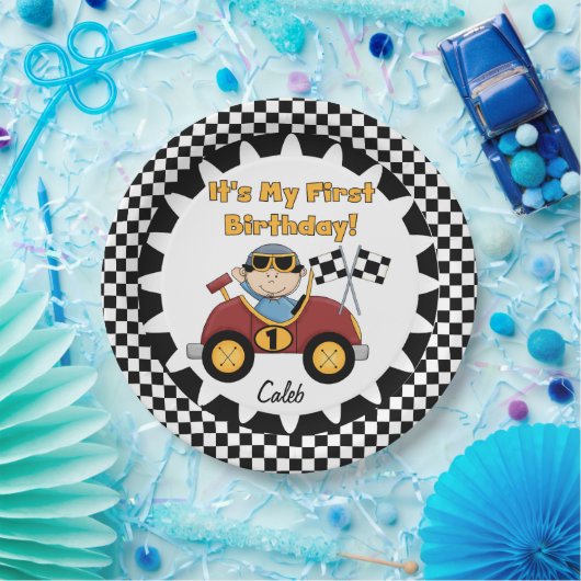 Red Racing Bord 1e verjaardag (Feest)