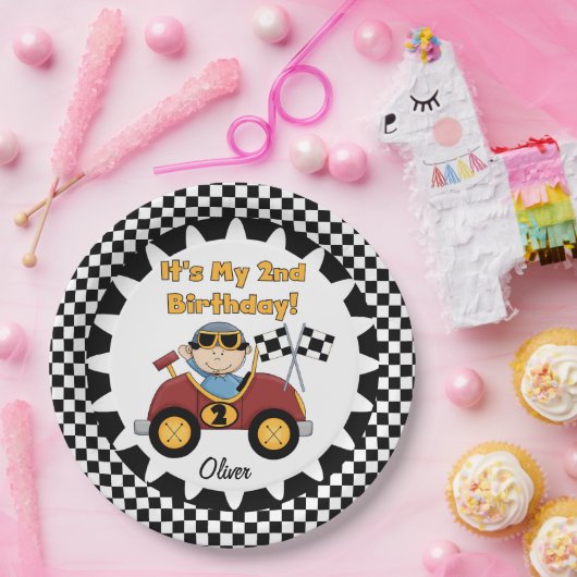 Red Racing Bord 2e verjaardag (Feest)