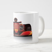 Red Racing Car Grote Koffiekop (Voorkant rechts)