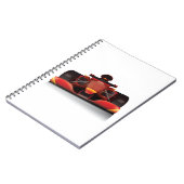 Red Racing Car Notitieboek (Linkerzijde)
