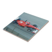 Red Racing Car Tile Tegeltje (Zijkant)