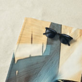 Red Racing Cars op het zand Strandlaken (In situ)