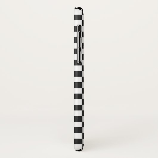 Red Racing Stripe Design iPhone X Hoesje (Achterkant/links)