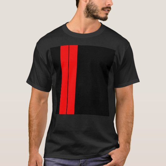 Red Racing Stripes T-shirt (Voorkant)