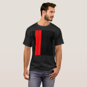 Red Racing Stripes T-shirt (Voorkant volledig)